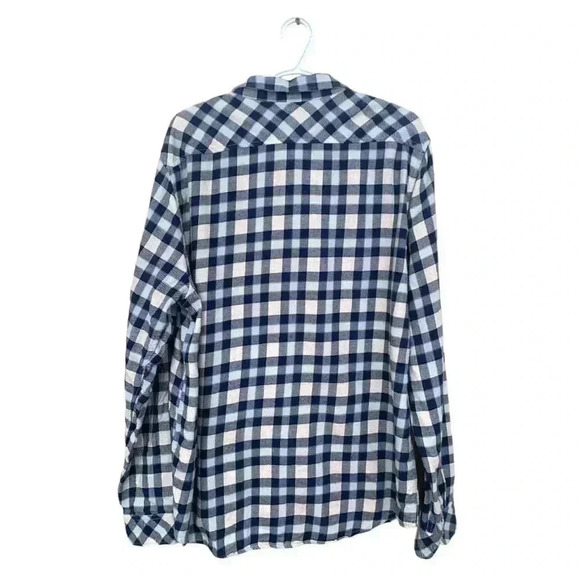 Billabong men’s long sleeve,  midweight flannel button down, w 1 front pocket - Picture 4 of 9